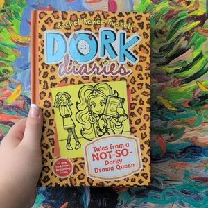 Dork Diaries Book with Leopard Print Cover